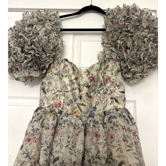 Selkie Women's The Wildflower‎ Kilburn Demoiselle Gown Floral large Bridgerton - Picture 5 of 12